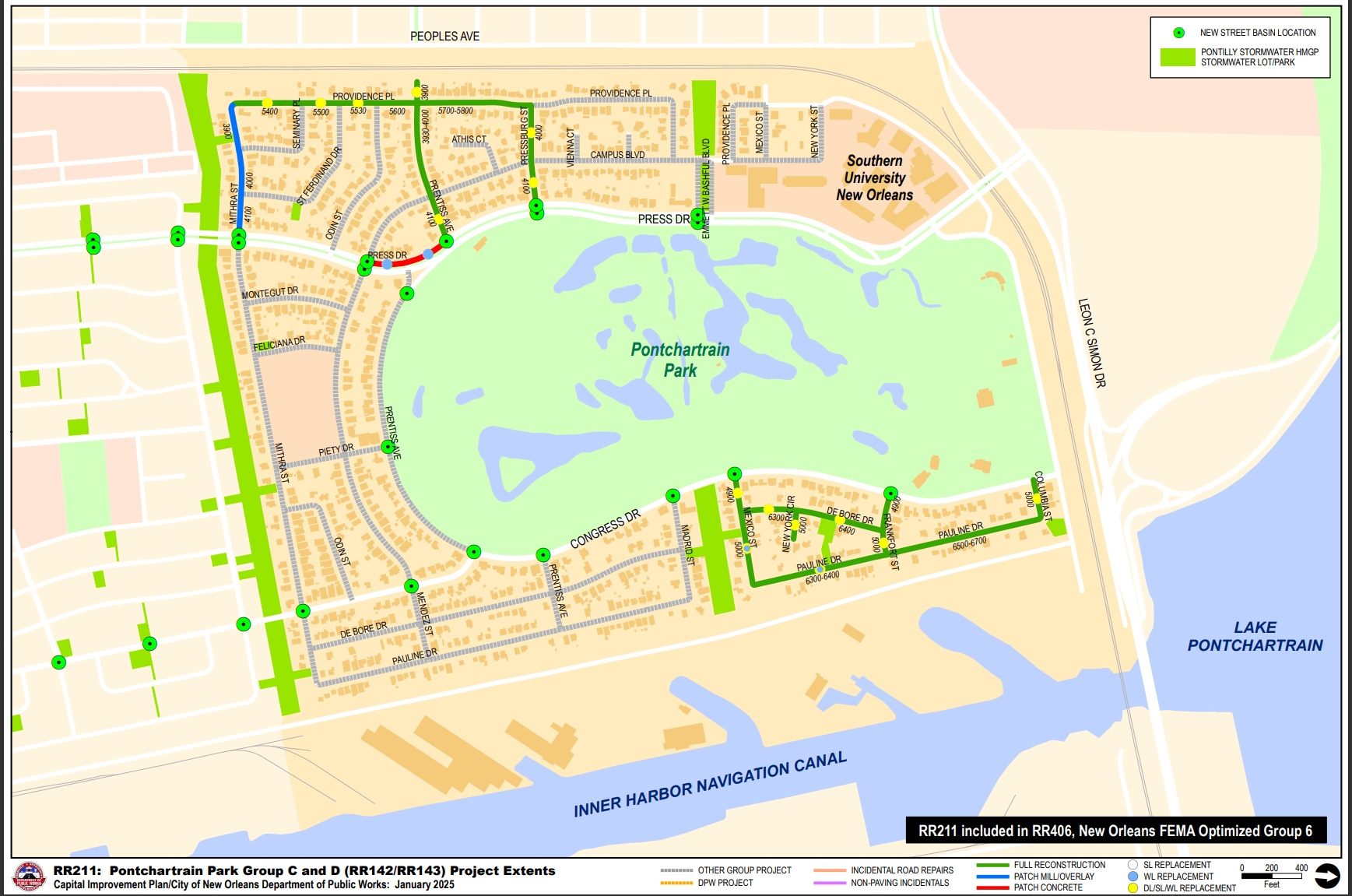 Image of Pontchartrain Park Group C and D