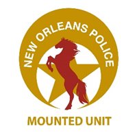 NOPD mounted unit logo