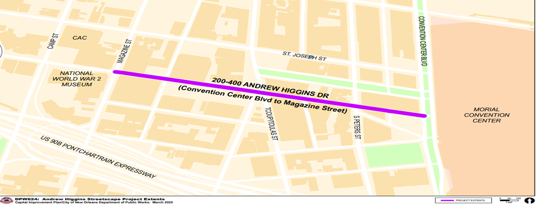 Image of Andrew Higgins Streetscape Project