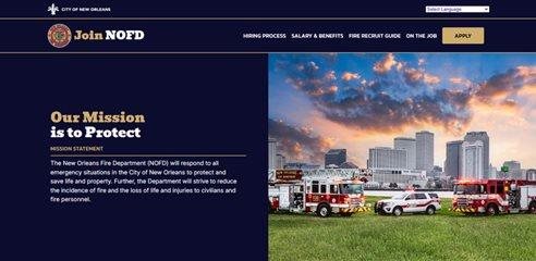 Screenshot of Join NOFD